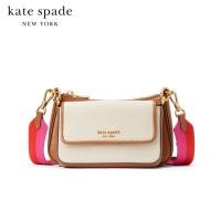 ราคา KATE SPADE NEW YORK DOUBLE UP RACING STRIPE CANVAS CROSSBODY KC054 กระเป๋าสะพายข้าง (20420944179)
