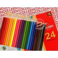 ราคา สีไม้คอลลีน 12สี 24สี 36สี 48สี 60สี 72สี 12สีนีออน สีไม้colleen ดินสอสี ดินสอสีไม้ (18764786965)