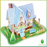 ราคา งานประกอบ 3 จิ๊กซอว์กระดาษ โมเดลบ้าน โมเดลร้านค้า เกมสมอง ของเล่นเด็ก 3D puzzle (12589764256)