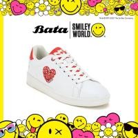 ราคา Bata บาจา by North Star SMILEY รองเท้าผ้าใบแบบผูกเชือก ดีไซน์เก๋ น่ารักสดใส สำหรับผู้หญิง สีขาว รหัส 5311581 (20537161074)