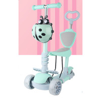 ราคา รถสกูตเตอร์เด็กเต่าทอง 4 in 1 สกูตเตอร์ 3 ล้อ สกูตเตอร์ สกู๊ตเตอร์สำหรับเด็ก ของเล่นเด็ก (9127372459)