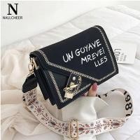 ราคา NALLCHEER Rendกระเป๋าสตรีแฟชั่นฉบับภาษาเกาหลีใหม่กระเป๋าสะพายไหล่แบบตะวันตกทุกการแข่งขันกระเป๋าสะพายบรอดแบนด์กระเป๋าสี่เหลี่ยมเล็กๆ (16200256376)