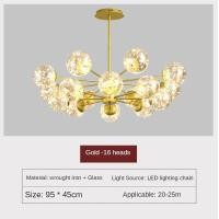 ราคา โคมไฟระย้าอันทันสมัยสำหรับห้องนั่งเล่นโคมไฟติดเพดานสำหรับห้องนอนโคมไฟลูกโป่งถั่ววิเศษแนวคนดังอินเทอร์เน็ตทำจากทองแดงแบบนอร์ดิกห้องรับประทานอาหารโคมไฟดวงดาวห้องนอน (9322069267)