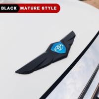 ราคา Xuming สำหรับรถโตโยต้าด้านหน้าฝากระโปรงหน้าเครื่องประดับโลหะตกแต่งโลโก้สติกเกอร์ปีกนางฟ้าพอดีกับ Hilux Yaris Fortuner Corolla Cross โคโรลล่า HiAce Alphard Camry Vios อุปกรณ์เสริม C HR (20054557528)