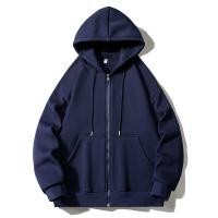 ราคา PLAYBOY เสื้อสเวตเตอร์ถักผู้ชายเสื้อกันหนาวเสื้อกันหนาวสีทึบเรียบแขนยาวมีฮู้ดเสื้อเชิ้ตสีทึบแขนยาวมีเชือกรูด (20507359104)