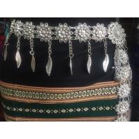 ราคา เข็มขัดเงินรมดำระย้าใบไม้ใส่กับชุดไทยสวยๆ (18874539180)