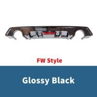 ราคา กันชนหลัง Diffuser ริมฝีปากท่อไอเสียสำหรับ Honda Civic 10th Gen 2016 2017 2018 2019 2020 Sedan Refit การปรับแต่งขนาดร่างกายกว้าง (11381784937)