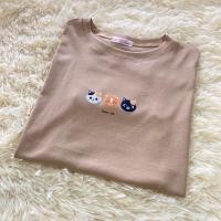 ราคา Jarika shop เสื้อยืดน้องแมวขออาหาร FEED ME งานป้าย Jarika จ15 (16471984726)