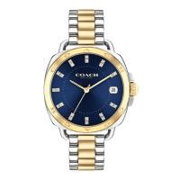 ราคา Coach Greyson 14504157 34mm Ladies White Dial Gold Stainless Steel Strap 14504158 14504156 14504160 (20824468193)