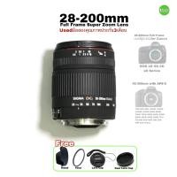 ราคา Sigma 28 200mm F3 5 6 3 DG Macro Lens Full Frame เลนส์ฟูลเฟรม อเนกประสงค์ Wide Tele สุดคุ้ม for Canon มือสองคุณภาพประกันสูง3เดือน (20567138748)