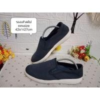 ราคา รองเท้าสลิปออน มือสองใส่ลำลอง size 42ยาว27cm (21086014747)