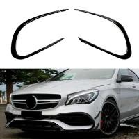 ราคา Car Front Bumper Side Fog Light Splitter Spoiler for Mercedes BENZ CLA Class W117 C117 CLA45 CLA200 CLA220 AMG 2016 2018 (11464882407)