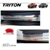 ราคา Triton Allnew ชายบันไดสแตนเลส Mitsubishi Triton allnew 4ประตู 2015 ปัจจุบัน อุปกรณ์แต่งรถไททัน แอทลิช กันรอยประตูไททัน สครับเพลทไททัน กาบบันไดประตูไททัน triton2020 triton2022 triton2023 triton2019 กัน