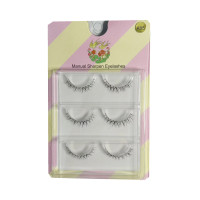ราคา ส่งจากไทย ขนตาปลอมแฮนเมดธรรมชาติ ขนตาปลอมแบบ DIY 3คู่ กล่อง ขนตาปลอมขายส่ง ขนตามิ้งค์ (20935957902)