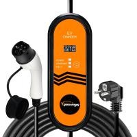 ราคา Guwieyg เครื่องชาร์จ EV แบบพกพา16A 13A 10A 1เฟส3 5KW 3 5เมตรเครื่องชาร์จ Type2เครื่องชาร์จ gbt Type1 EV (21170393020)