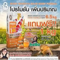 ราคา 6 5 แถม 1 kg ในถุง BOOST Growth Color Honey Formula สีส้ม สูตรน้ำผึ้ง อาหารปลาคาร์ฟสูตรเร่งโต เร่งสี (11258340489)
