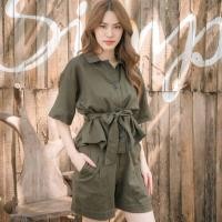 ราคา haas เบลาส์ เสื้อผู้หญิง ทรงเชิ้ต และ กางเกงขาสั้น ผ้าเกาหลี HNSU2922 HFST2880 (17031738035)