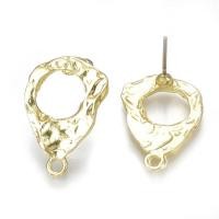 ราคา 5 10 pc Alloy Stud Earring Findings with ABS Plastic Imitation Pearl and 925 Sterling Silver Pins with Loop Carved with S925 Light Gold 17 5x14mm Hole 2mm Pin 0 6mm (15338093167)