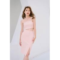 ราคา ETHEREAL MONICA DRESS ชุดเดรสสายเดี่ยวไขว้ (12493901412)