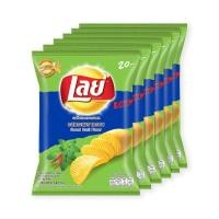 ราคา เลย์ร็อค มันฝรั่งแท้ทอดกรอบ รสรสกระเพรากรอบ 50 กรัม X 6 ซอง รหัสสินค้า LAZ 103 999FS (13751669060)