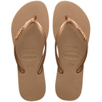 ราคา HAVAIANAS รองเท้าแตะ Slim Logo Metallic Flip Flop Gold รุ่น 41198753581FH3GDXX (21244833113)