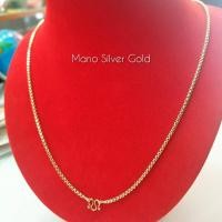 ราคา สร้อยคอนาก m234 หนัก 2 สลึง ยาว 24 นิ้ว ลายผ่าหวาย สีพิ้งโกลด์ นาค ทองชมพูสร้อยคอนากไมครอน สร้อยคอแฟชั่น สร้อยคอน่ารัก (19166800776)