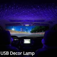 ราคา ไฟเลเซอร์ LED โคมไฟติดเพดานดาวกลางคืนสีฟ้าสำหรับฉายภาพ USB ในแสงท้องฟ้าเต็มไปด้วยดวงดาวรถ Hiasan Interior (20331944469)
