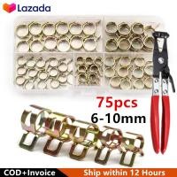 ราคา KONLU 75 115ชิ้น คลิปหนีบผมสปริงสายดับเพลิงท่อน้ำAirเข็มขัดรัดท่อ6 7 8 9 10มม 6 22มม คีมหนีบเข็มขัดรัดท่อ กิ๊บรัดท่อ ปากตรง ที่หนีบเข็มขัด (20393125741)