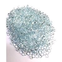 ราคา พลอยอความารีน ทรงกลม 3 มม หินธรรมชาติ 100 Aquamarine 3mm round shape 100 natural gemstone (11067021971)