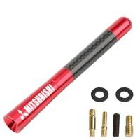 ราคา วิทยุติดรถยนต์12เส้นใยคาร์บอนซม อุปกรณ์เสริมเสาอากาศสำหรับ Mitsubishi ASX Pajero Outlander Lancer Evo EX Mirage Gripse Eclipse Cross Xpander Attrage Space (17242299778)