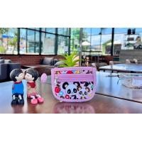 ราคา พร้อมส่ง กระเป๋าสตางค์ กระเป๋าใส่เหรียญ กระเป๋าผ้าแฮนด์เมด Handmade 2 ช่องซิป 3 ช่อง ทรงแบน ใส่บัตร ใส่แบงค์ ใส่เหรียญ ลายเยอะ (19628698824)