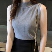 ราคา เสื้อไหมพรมแขนกุด แฟชั่นสุดฮิต ผ้านิ่ม ใส่สบาย เนื้อยืด ตัดเย็บดี งานคุณภาพ (11486636859)