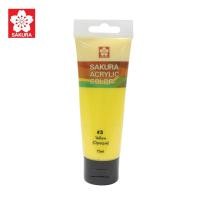 ราคา สีอะคริลิค sakura ซากุระ Sakura Acrylic Color 75ml (16721795399)