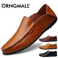 ราคา ORNGMALL รองเท้าลำลองผู้ชายหนังแท้รองเท้าโบ๊ทชูส์แบบสวมใส่ขับรถสำหรับผู้ชายรองเท้าโลฟเฟอร์สบายๆไซส์ใหญ่พิเศษ38 47มี4สี (14654432022)