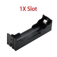 ราคา FocusAi ที่ใส่แบตเตอรี่18650 3 7V ชุด DIY กล่องที่เก็บแบตเตอรี่1 2 3 4ช่องกล่องแบตเตอรี่พลาสติกสีดำสำหรับแบตเตอรี่18650 (21143882574)