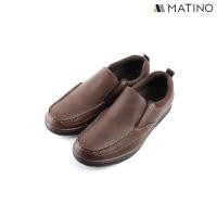 ราคา MATINO SHOES รองเท้าหนังชาย รุ่น MC S 7806 BLACK BROWN (17287932002)