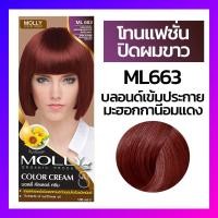 ราคา Molly มอลลี่ คัลเลอร์ ครีม ครีมเปลี่ยนสีผม ออแกนิค ขนาด 100 มล (14423960608)
