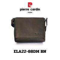 ราคา Pierre cardin ปีแอร์การ์แดง กระเป๋าสะพายข้างหนังแท้ กระเป๋าหนังสะพายข้าง กระเป๋าเอกสาร มีช่องใส่ของเยอะ รุ่น ELA22 88DM พร้อมส่ง (20824222720)