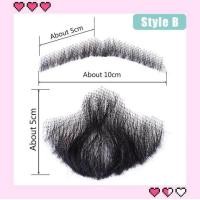 ราคา MEIFAN ลูกไม้เคราเคราปลอมธรรมชาติสำหรับผู้ชายหนวดทำมือคอสเพลย์ลูกไม้สังเคราะห์เคราที่มองไม่เห็น (15910188280)