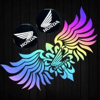 ราคา HONDA โลโก้เลเซอร์หลากสีสติกเกอร์รูปปีกนางฟ้าสติ๊กเกอร์ติดถังเชื้อเพลิงสติ๊กเกอร์กันรอย (13503915574)