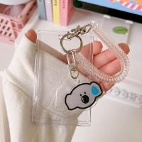 ราคา Card Holder Photo Holder Transparent Card Holder Credit ID Card Holder Cute Card Holder Wrist Coil Keychain Wrist Coil (20213541811)