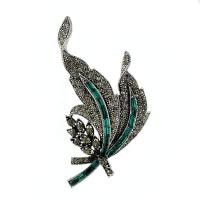 ราคา เข็มกลัดรูปใบไม้ประดับพลอยเทียมขนาดใหญ่เข็มกลัดติดปกเสื้อรูปใบไม้คริสตัลสำหรับผู้หญิงสำหรับฤดูหนาวอันหรูหราของเครื่องประดับแฟชั่นมี3สีให้เลือก (20808653087)