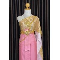 ราคา ชุดไทยสวยๆ ชุดไทยออเจ้า ชุดไทยแต่งงาน ชุดไทยชมพู (20803449739)