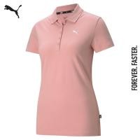 ราคา PUMA BASICS เสื้อเชิ้ตโปโลผู้หญิง Essentials สีชมพู APP 58677990 (20174439872)