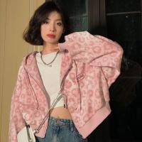 ราคา MTMM เสื้อกันหนาวผู้หญิง เสื้อคลุมถัก ลายเสือดาวสีชมพู MTM 295 (20358829119)