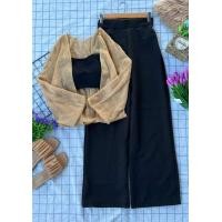 ราคา เซ็ทเรียบๆ แต่ดูหรู มินิฮาร์ท เสื้อคลุม อก32 36 คลุมอก32 40 เอว23 30 (15944487527)