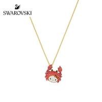 ราคา Swarovski cute KIT T Y Cute Crab Fun and Lively Necklace Jewelry (20576770918)