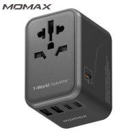 ราคา MOMAX UA8โลก PD 65W อะแดปเตอร์ชาร์จไฟเร็วเครื่องแปลงไฟสำหรับเดินทาง AC G eu au ปลั๊ก US (20384055919)