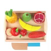 ราคา ชุดของเล่นหั่นผักผลไม้ แบบแม่เหล็ก มี 4 แบบ (13844162774)