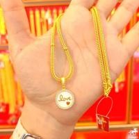 ราคา สร้อยคอทองคำแท้ น้ำหนัก 1 บาท งานลงยาพลอย 15 16 กรัม ทองคำแท้ 96 5 ลายสวยที่สุด (16435690090)